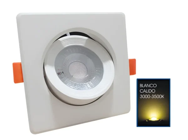 KARLUZ - LAMPARA DE TECHO PANEL CUADRADA P - UE-80 | 7W | 3000K / 6500K
