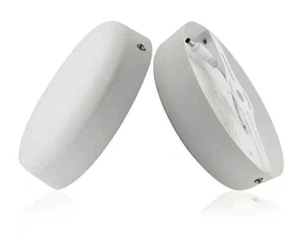 KARLUZ - LAMPARA DE TECHO PANEL REDONDO S2 DE 120MM TIPO PASTEL RED | 18W / 24W / 36W / 48W - 3000K / 6500K