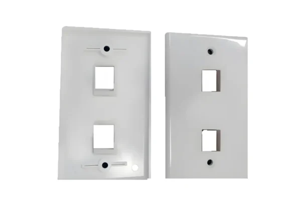 KARLUZ - FACE PLATE DE 2 SALIDAS CAT 5/6 - TYF-CO37