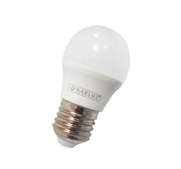 KARLUZ - BOMBILLO LED G45 PTT UE:100 | 5W / 7W - 6500K