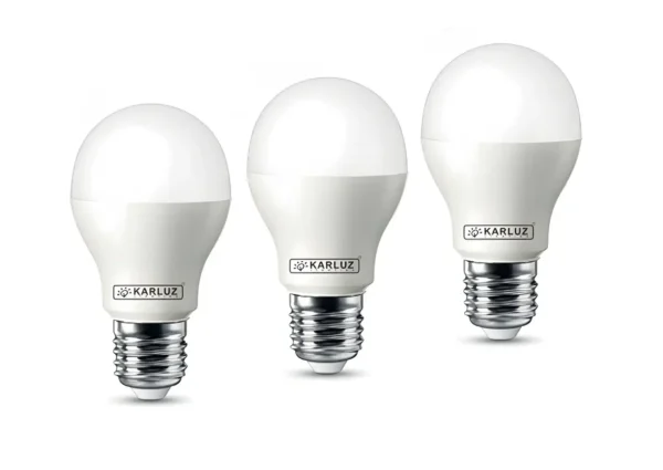 KARLUZ - BOMBILLOS LED - KIT DE 3 BOMBILLOS | 9W / 12W - 6500K