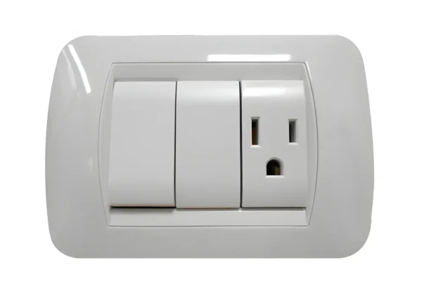 KARLUZ - INTERUPTOR + TOMA BV - PREMIUN BLANCO