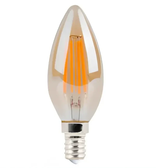 KARLUZ - BOMBILLO LED VINTAGE VELA E27-E14 | 4W - 3000K