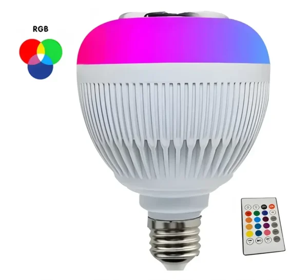 KARLUZ - BOMBILLO LED CON CONTROL - 6500K+RGB