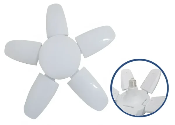 KARLUZ - BOMBILLO LED TIPO VENTILADOR | 30W / 45W / 52W
