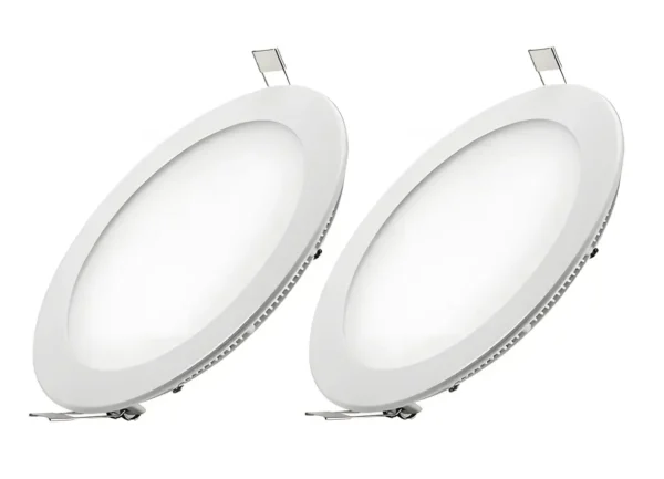 KARLUZ - LAMPARA DE TECHO PANEL REDONDA TIPO S-TWIN | 18W - 6500K